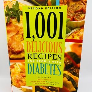 1,001 Delicious Recipes for People with Diabetes by Sue Spitler Cookbook 2007
